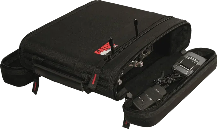 Gator Funda Reforzada Sistema HF para Micrófono Nylon Negro 330x305x76mm