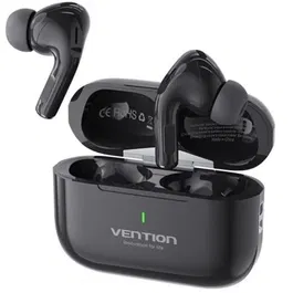 Vention Auriculares Bluetooth Echo Lite E11 con Estuche de Carga Negro Autonomía 6h Bluetooth 5.4