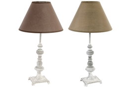 DKD Home Decor Lámpara de Sobremesa de Metal 25x25x48 cm Surtida