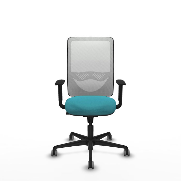 PIQUERAS Y CRESPO Silla de oficina Zulema con Mecanismo Sincro, Turquesa y Blanco PIQUERAS Y CRESPO Silla de oficina Zulema con Mecanismo Sincro, Turquesa y Blanco