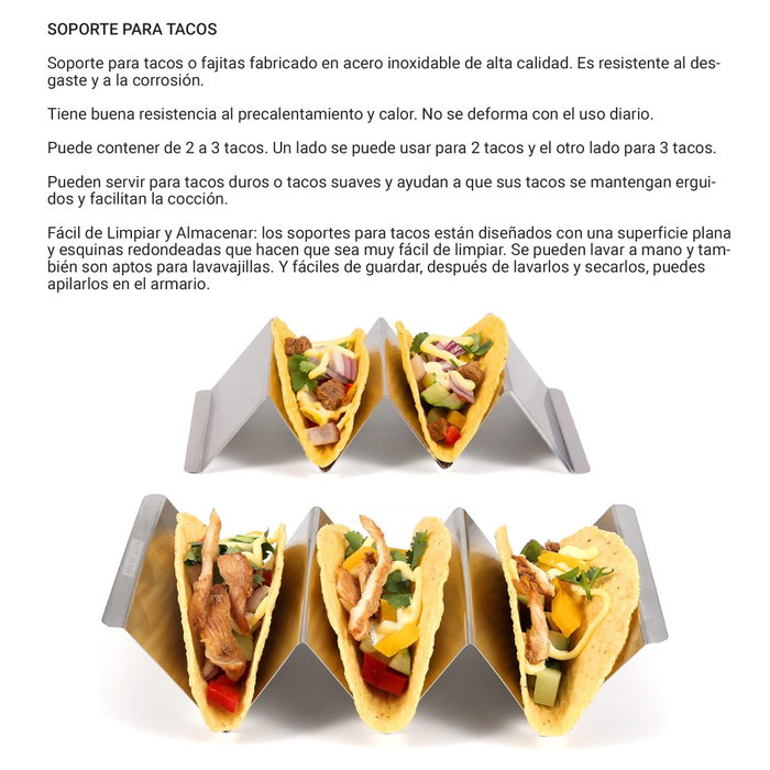 My Bar Soporte para 3 Tacos Inde รุ่น 22x10x5cm My Bar Soporte para 3 Tacos Inde รุ่น 22x10x5cm