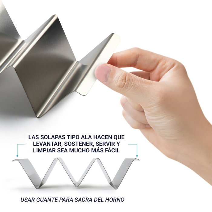 My Bar Soporte para 3 Tacos Inde รุ่น 22x10x5cm My Bar Soporte para 3 Tacos Inde รุ่น 22x10x5cm