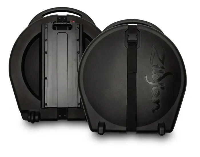 Zildjian Funda Platos 24" Rígida con Ruedas para Bateristas, Alta Calidad y Fácil Transporte