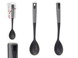 Kinvara Cuchara de Cocina Gris y Negro 6.5x34x2 cm (Set de 24)