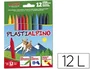 Alpino Estuche de 12 Ceras Plásticas PlastiAlpino Surtidas