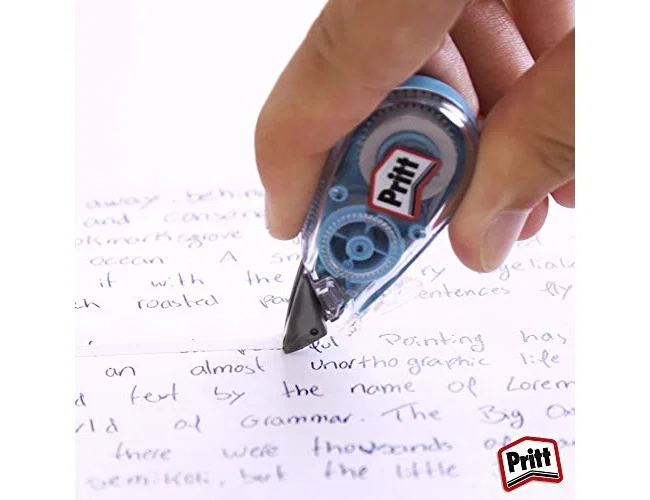 Pritt Micro Rolli Corrector en Cinta 5mm x 6m Colores Surtidos 15 Unidades