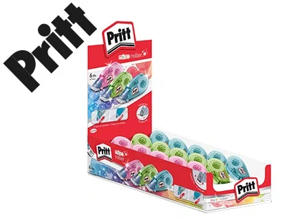 Pritt Corrector Liquido Micro Roller 5 mm x 6 m - Expositor de 15 Unidades C-Surtidos Pritt Corrector Liquido Micro Roller 5 mm x 6 m - Expositor de 15 Unidades C-Surtidos