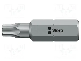 WERA Punta de destornillador Torx® TX20 1/4 pulgada 25 mm