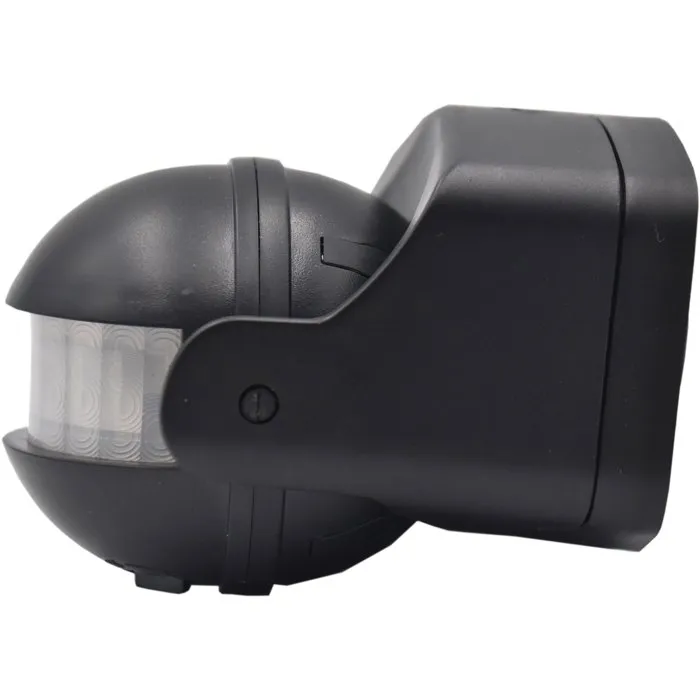 Gao Detector de Movimiento IR Exterior AUC1711098072367 - 180°, Alcance 12 m, Retardo Ajustable 10s-4min, IP44, Color Blanco