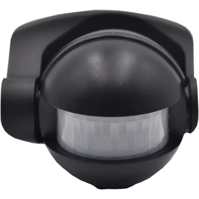 Gao Detector de Movimiento IR Exterior AUC1711098072367 - 180°, Alcance 12 m, Retardo Ajustable 10s-4min, IP44, Color Blanco