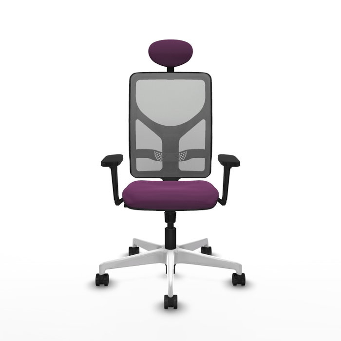 PIQUERAS Y CRESPO Silla de oficina Motilla con mecanismo Sincro, Morado y Gris PIQUERAS Y CRESPO Silla de oficina Motilla con mecanismo Sincro, Morado y Gris