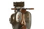 DKD Home Decor Vehículo de Decoración Metal Vespa Plateado