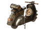 DKD Home Decor Vehículo de Decoración Metal Vespa Plateado