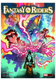 Panini España S.A. Fantasy Riders (Comic) + 1 Sobre de Cromos