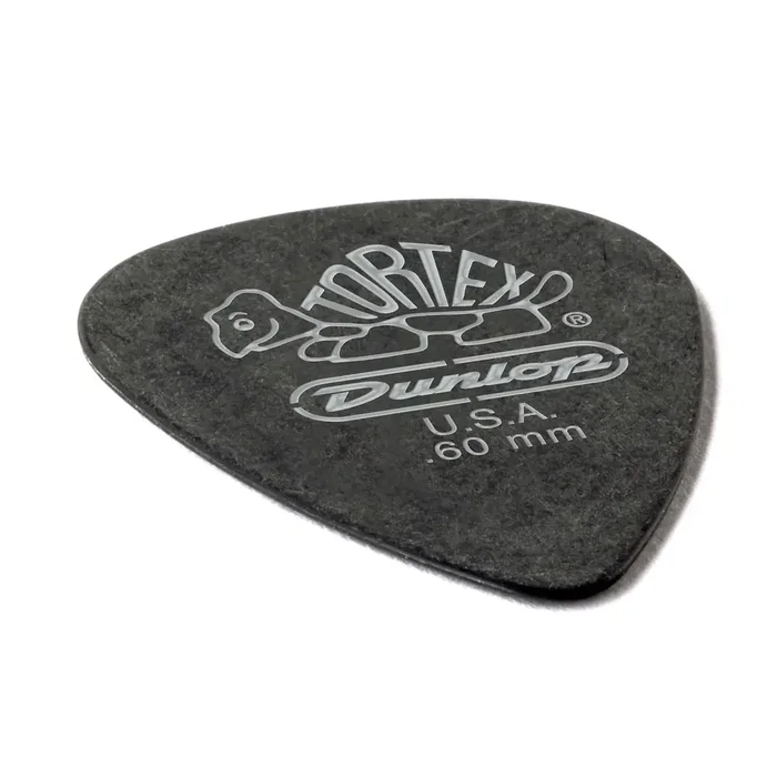 Dunlop Púas Tortex Pitch Black Standard 0,60 mm (Pack de 72)