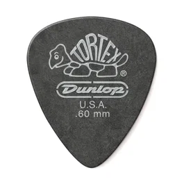 Dunlop Púas Tortex Pitch Black Standard 0,60 mm (Pack de 72)