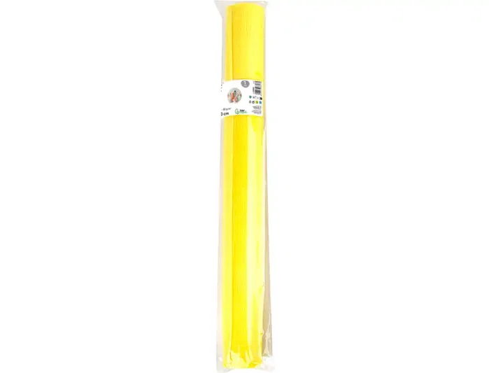 Liderpapel Papel crespon Amarillo 50 cm x 2,5 m 85g/m2 Liderpapel Papel crespon Amarillo 50 cm x 2,5 m 85g/m2