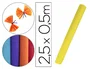 Liderpapel Papel Crespón Amarillo 50 cm x 2,5 m 85g/m2