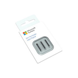 Microsoft Surface Pen - Kit de Puntas GFU-00002, Pack de 3 Puntas de Repuesto Negro para Lápiz Digital, Blister