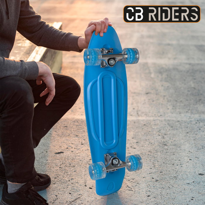 CB Riders Skateboard infantil de 4 ruedas azul 68 cm