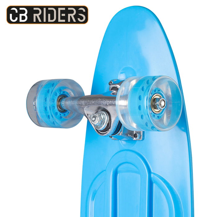 CB Riders Skateboard infantil de 4 ruedas azul 68 cm