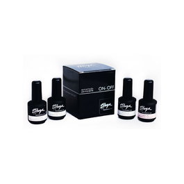 Thuya Kit Manicura Francesa Permanente On-Off con Geles Blanco y Rosa
