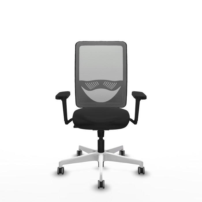 PIQUERAS Y CRESPO Silla de oficina Zulema con mecanismo Sincro, Negro y Gris PIQUERAS Y CRESPO Silla de oficina Zulema con mecanismo Sincro, Negro y Gris