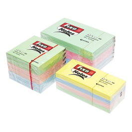FIXO Taco Notas 100H 38x51 Colores Pastel Set de 24