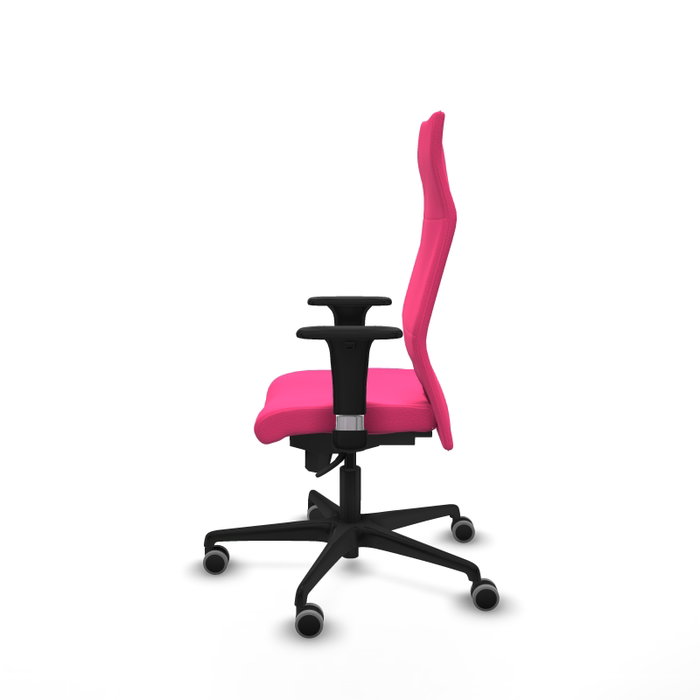 PIQUERAS Y CRESPO Sillón Albacete Rosa con Mecanismo Sincro y Brazos 1D PIQUERAS Y CRESPO Sillón Albacete Rosa con Mecanismo Sincro y Brazos 1D