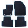 OCC Design Alfombrillas a Medida FORD KUGA 2008-2011 - Juego de 5 Piezas Ribete Azul, Referencia OCCFD0027BL