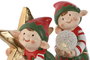 DKD Home Decor Figura de Elfo en Cerámica con LED (Surtido) de 20 cm