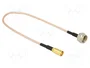 DeLOCK Cable coaxial RG-316 con conectores F a SMB de 0,25 m