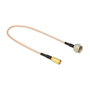 DeLOCK Cable coaxial RG-316 con conectores F a SMB de 0,25 m
