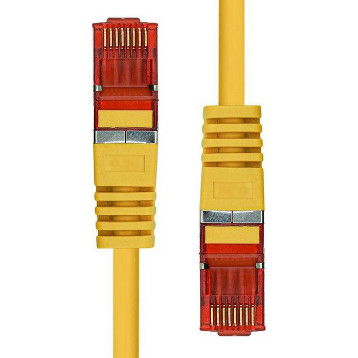 ProXtend CAT6 F/UTP Ethernet Cable - Cable de Red Cobre Puro LSZH, Pantalla Foil, Conector Gold 50µ, Amarillo, 7 metros ProXtend CAT6 F/UTP Ethernet Cable - Cable de Red Cobre Puro LSZH, Pantalla Foil, Conector Gold 50µ, Amarillo, 7 metros