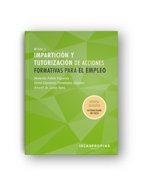 Impartición y tutorización de acciones formativas para el empleo, Manuela Pabón Figueras - IDEASPROPIAS