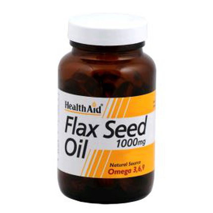 HEALTH AID Aceite de Linaza 1000 mg 60 Cápsulas