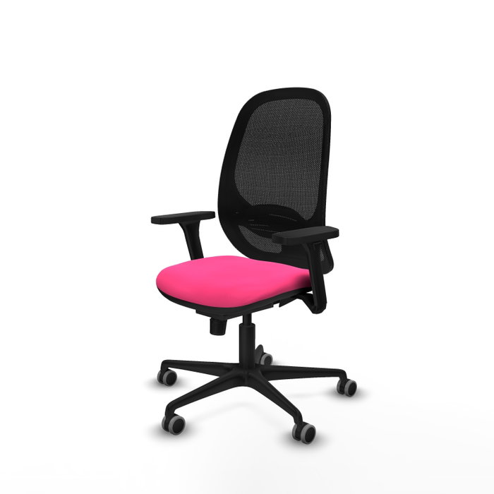 PIQUERAS Y CRESPO Silla de oficina Cilanco Rosa y Negro PIQUERAS Y CRESPO Silla de oficina Cilanco Rosa y Negro