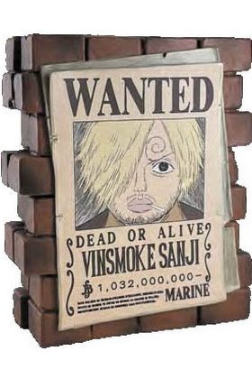 PLASTOY Figura hucha Wanted Sanji One Piece 16cm
