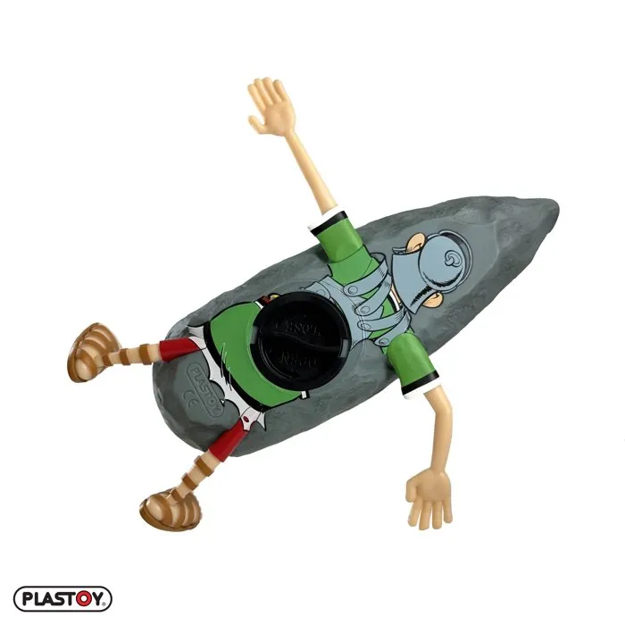 Plastoy Hucha Astérix Dogmatix y el romano aplastado Plástico 8 cm