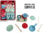 Rama Cocina Chef con accesorios para niños, juego de imitación, dimensiones 25.5x34.5x3 cm