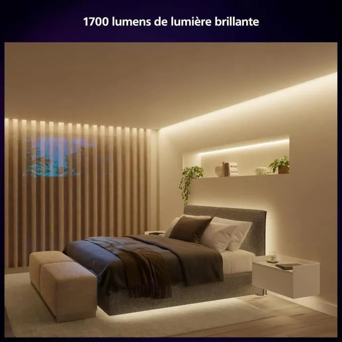 Philips Hue Tira LED 1727137515289 de 10 m con Control de Color y Brillo