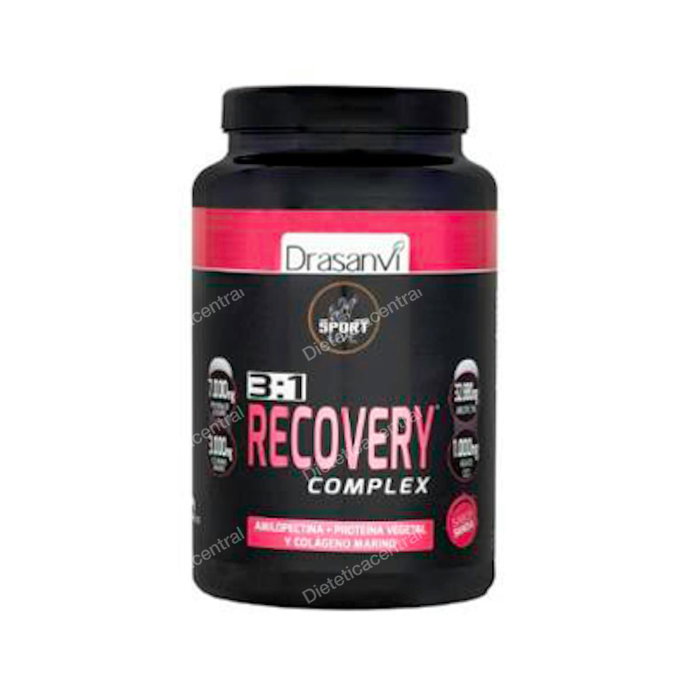 Drasanvi Sport Live Recuperador Muscular 3:1 con Proteínas Vegetales, Colágeno y DHA, Sabor Sandía, 750 g - Sport Live Drasanvi Sport Live Recuperador Muscular 3:1 con Proteínas Vegetales, Colágeno y DHA, Sabor Sandía, 750 g - Sport Live