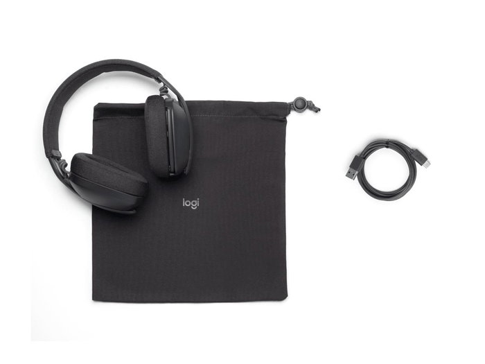 Logitech Zone Vibe Wireless Bluetooth Grafito, Certificado para Microsoft Teams