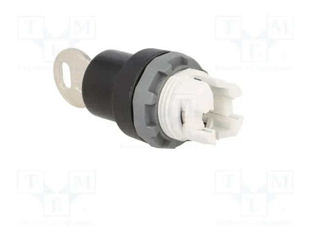 ABB Interruptor rotativo con llave 22mm Negro