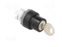 ABB Interruptor rotativo con llave 22mm Negro