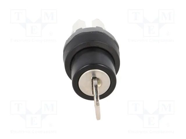 ABB Interruptor rotativo con llave 22mm Negro