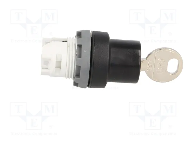 ABB Interruptor rotativo con llave 22mm Negro