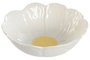DKD Home Decor Cuencos de Porcelana Margarita Blanco y Amarillo, Pack de 6