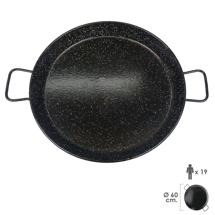 GARCIMA Paellera Valenciana Esmaltada 60 cm para 19 raciones GARCIMA Paellera Valenciana Esmaltada 60 cm para 19 raciones