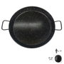 GARCIMA Paellera Valenciana Esmaltada 60 cm para 19 raciones